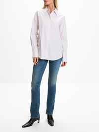 Calder Blouse,RÙADH,PINK STRIPE,Image 2