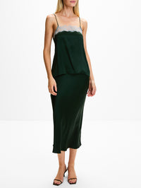 Miranda Skirt,SABLYN,HUNTER GREEN,Image 2