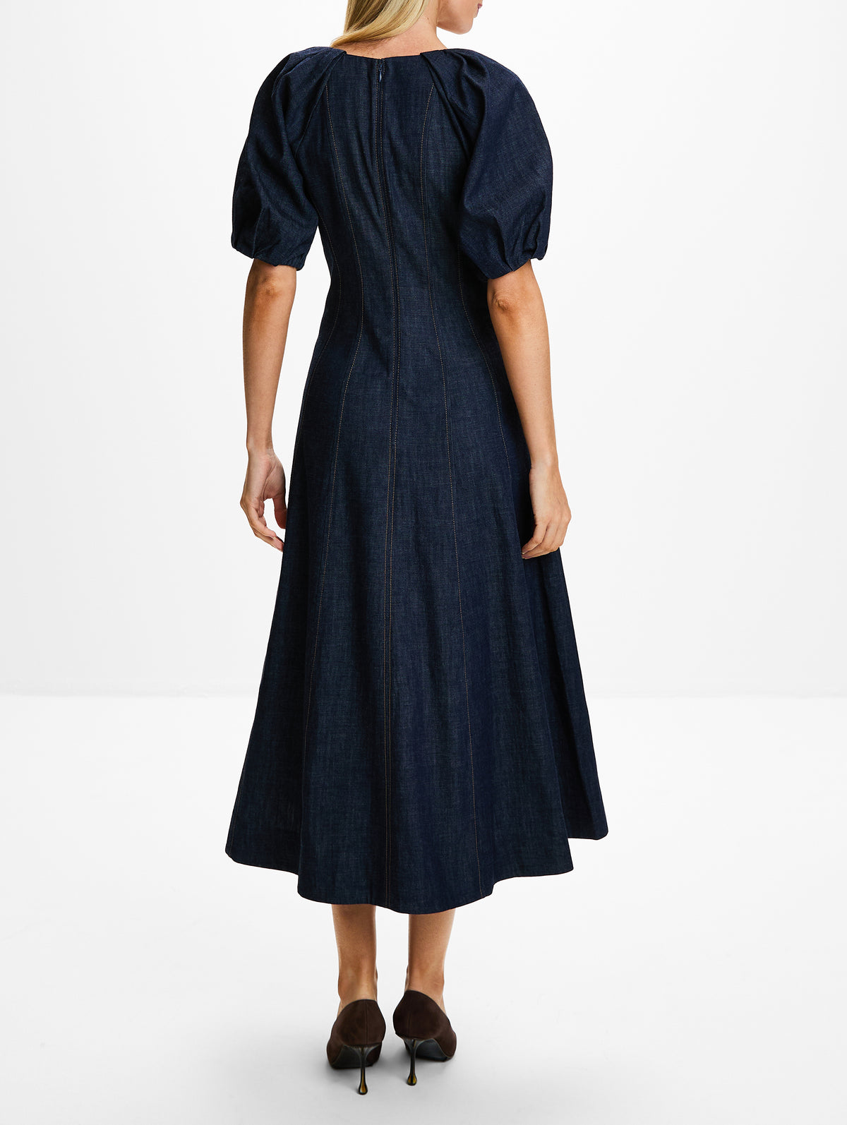 Piper Dress,TANYA TAYLOR,MIDNIGHT RINSE,Image 4