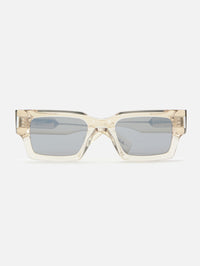 Squared Sunglasses,KERING EYE- SAINT LAURENT,BEIGE,Image 1