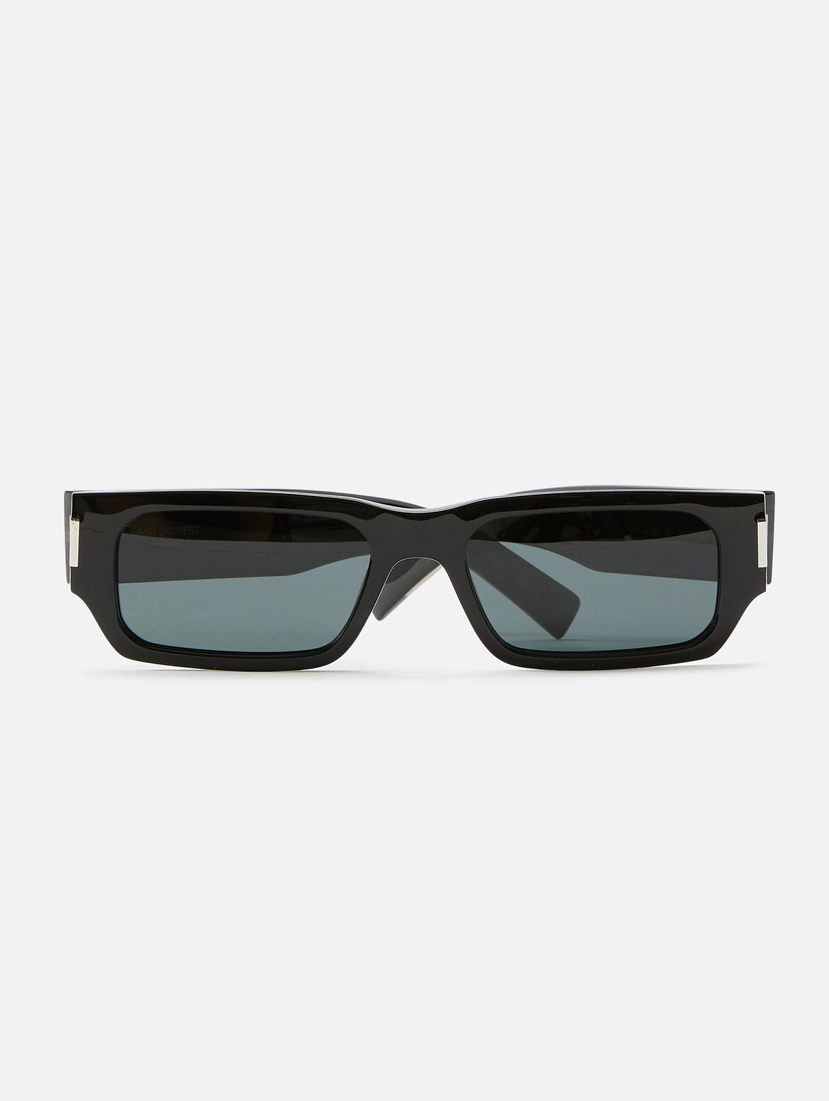 Rectangle Sunglasses,KERING EYE- SAINT LAURENT,BLACK,Image 1