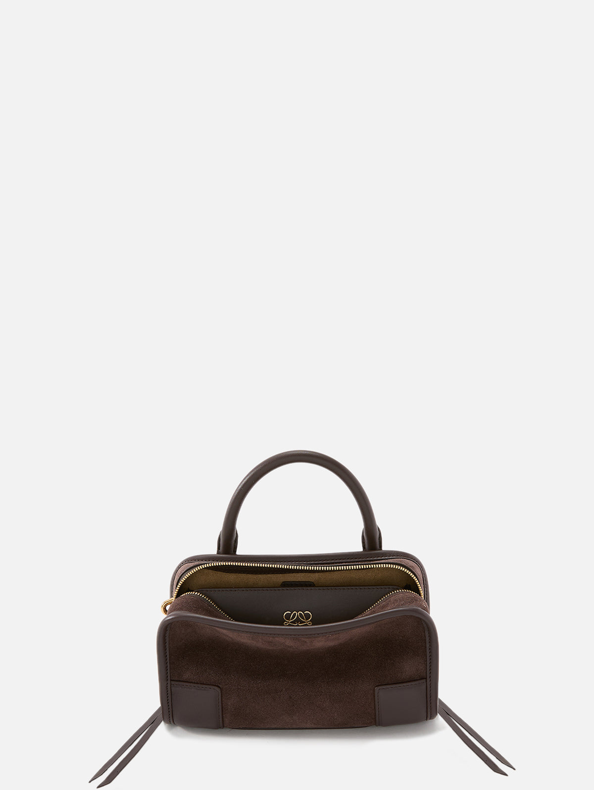 Mini Amazona Bag,LOEWE,DARK CHESTNUT,Image 1