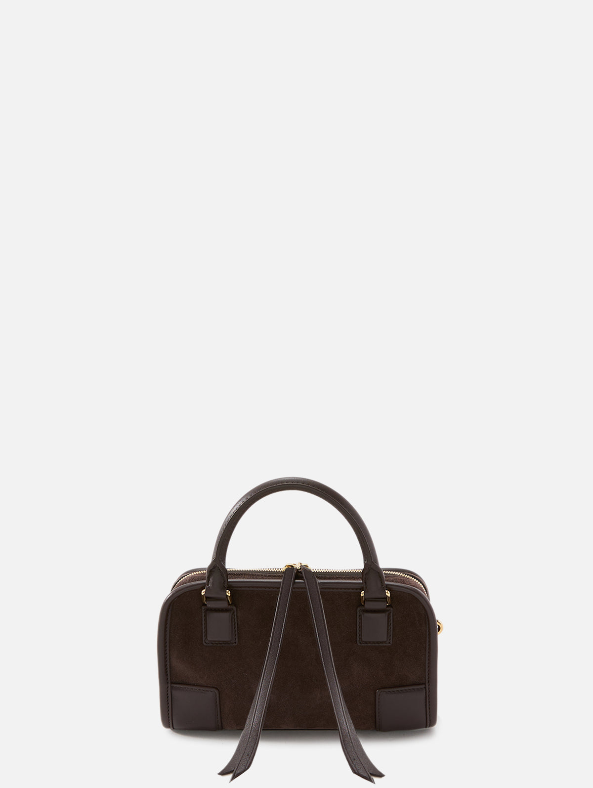 Mini Amazona Bag,LOEWE,DARK CHESTNUT,Image 2