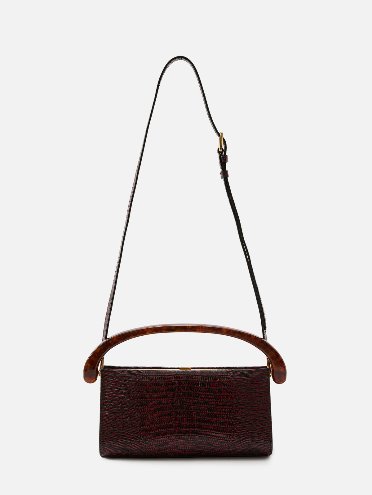 Top Handle Clutch,DRIES VAN NOTEN,RED,Image 3