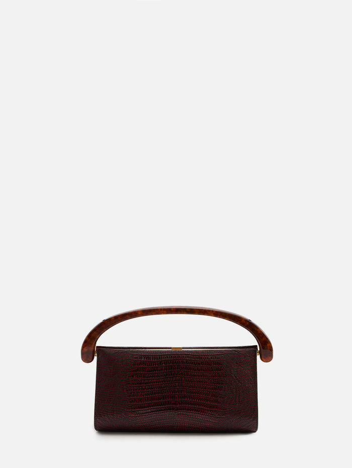 Top Handle Clutch,DRIES VAN NOTEN,RED,Image 1