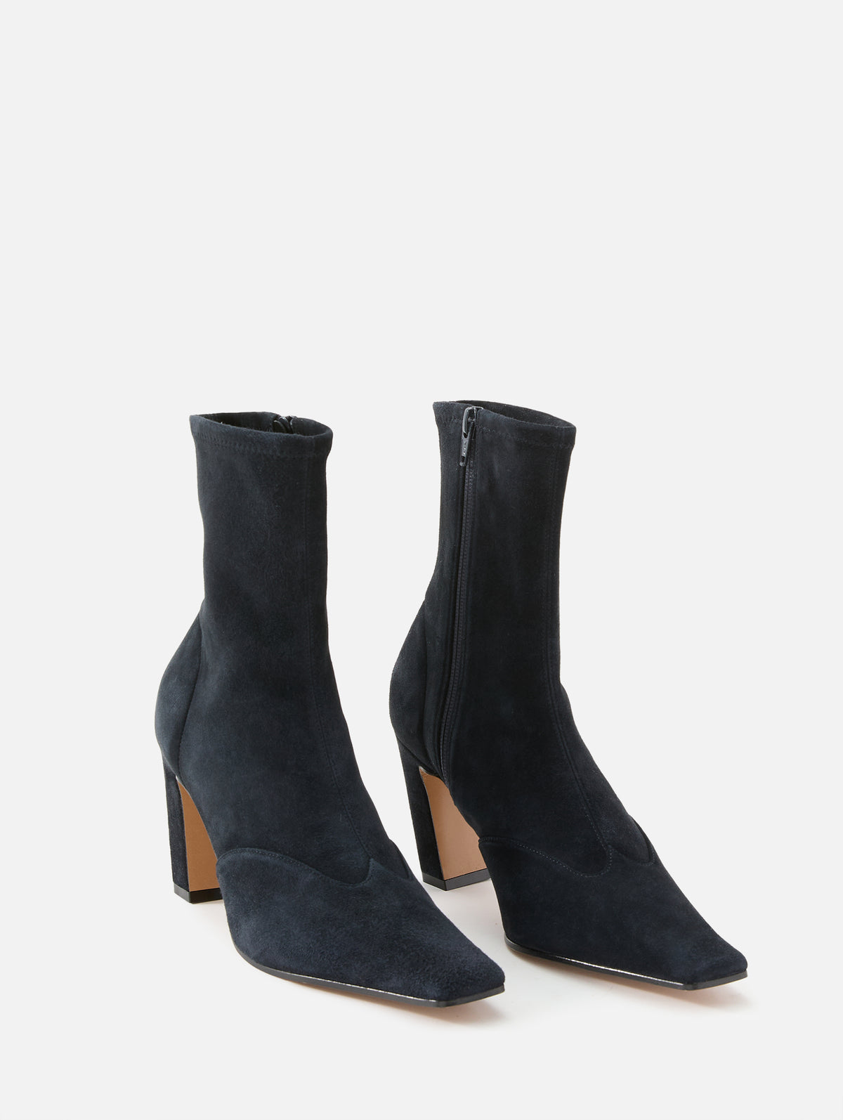 Nevada Ankle Stretch Boot 85mm,KHAITE,MIDNIGHT NAVY,Image 2