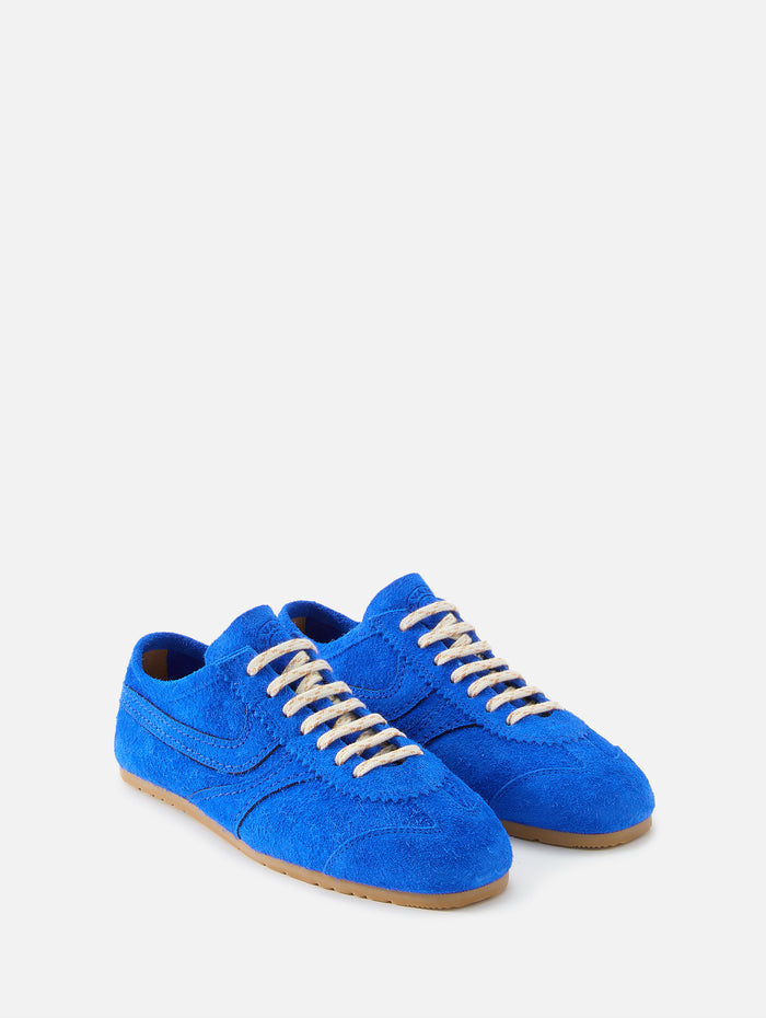 Slim Suede Sneaker,DRIES VAN NOTEN,ELECTRIC,Image 1