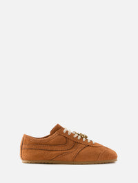 Slim Suede Sneaker,DRIES VAN NOTEN,RUST,Image 1