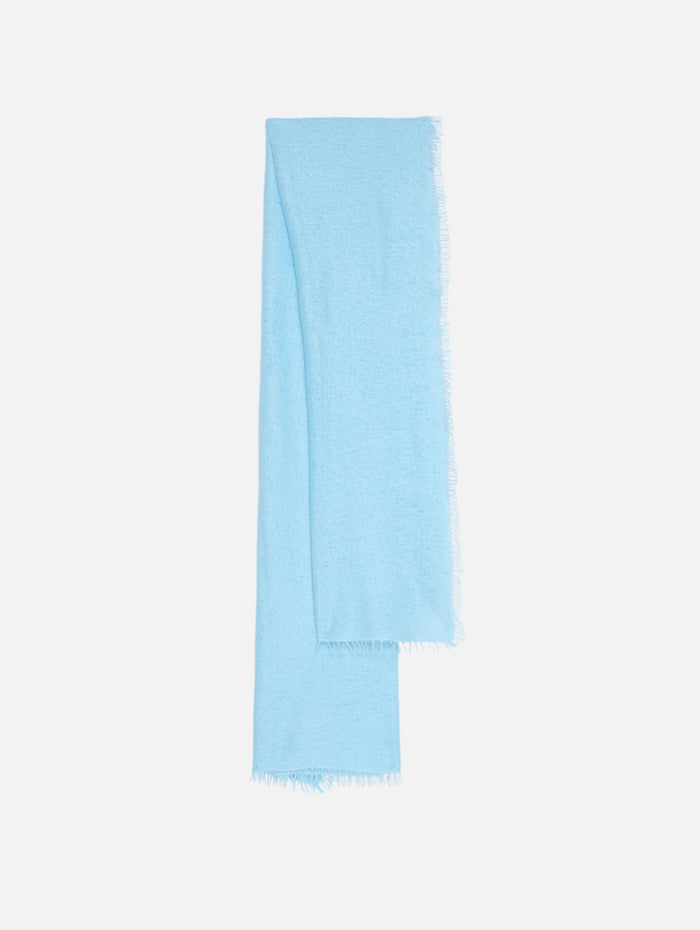 Cashmere Felted Stole,COMMUNITE,AQUA,Image 1