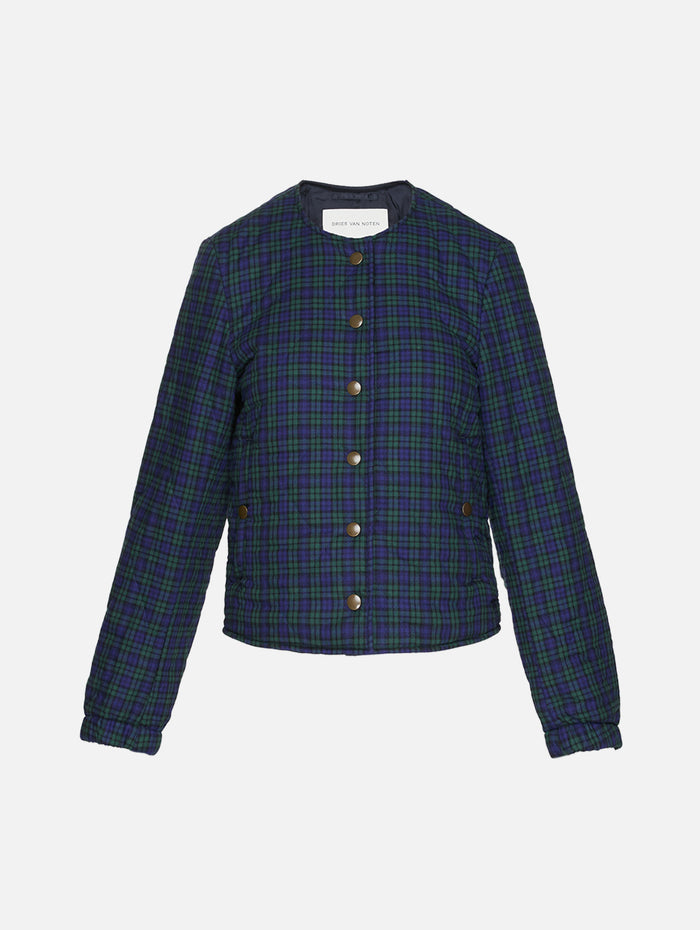 Vitsa Jacket,DRIES VAN NOTEN,GREEN,Image 1