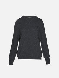 Knit Top,GUCCI,DARK GREY,Image 1