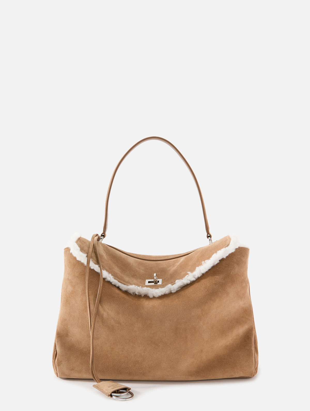 Medium Rodeo Top Handle Bag,BALENCIAGA,CAMEL,Image 1