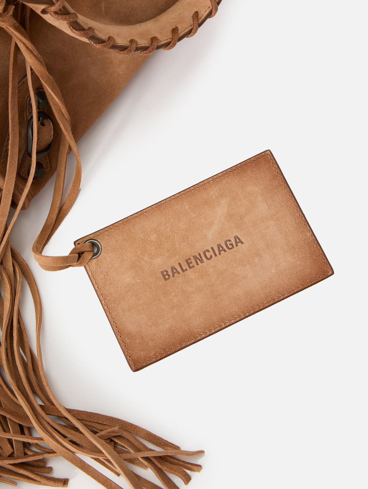 Fringe Le City Bag,BALENCIAGA,CAMEL,Image 4