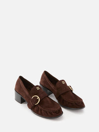 Heeled Mocassin,MIU MIU,MORO,Image 2