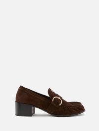 Heeled Mocassin,MIU MIU,MORO,Image 1