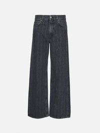 Baggy Fit Jean,HOUSE OF DAGMAR,BLACK WHITE,Image 1