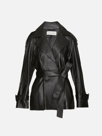 Nera Jacket,NOUR HAMMOUR,BLACK,Image 1