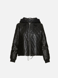Quilted Jacket,R13,BLACK,Image 1