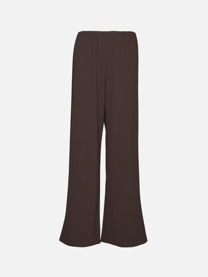 Fluid Crepe Touser,HOUSE OF DAGMAR,CHOCOLATE BROWN,Image 1