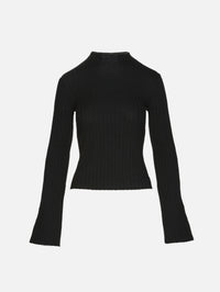 Petra Bell Sleeve Sweater,ELYSEWALKER LABEL,BLACK,Image 1
