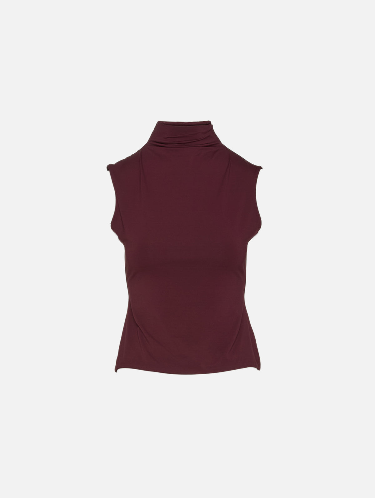 Alexandra Mockneck Tee,MIMCHIK,PORT,Image 2