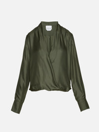 Criss Cross Shirt,SASUPHI,MILITARY GREEN,Image 2