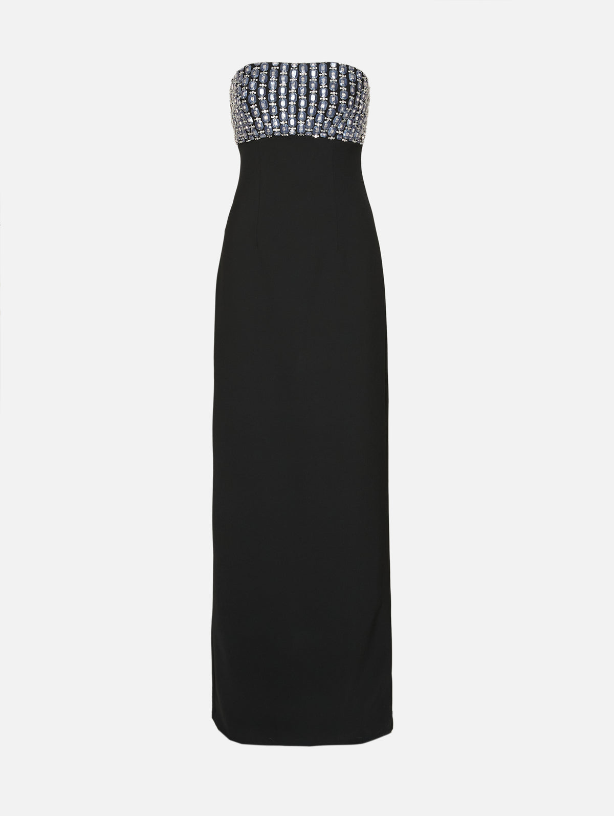 Strapless Sheath Gown,MONIQUE LHUILLIER,NOIR,Image 2