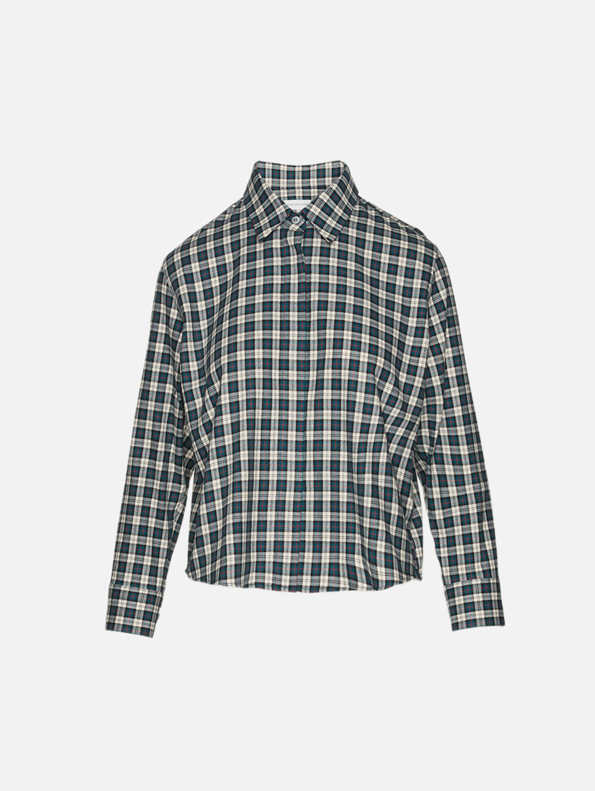 Clavini Shirt,DRIES VAN NOTEN,PETROL,Image 2