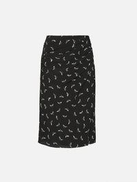 Good Girl Skirt,CAROLINA HERRERA,BLACK/IVORY,Image 2
