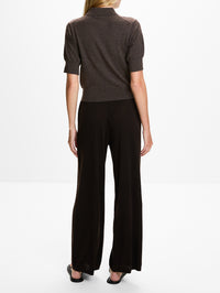 Short Sleeve Journey Top,ÉTERNE,MUSHROOM,Image 3