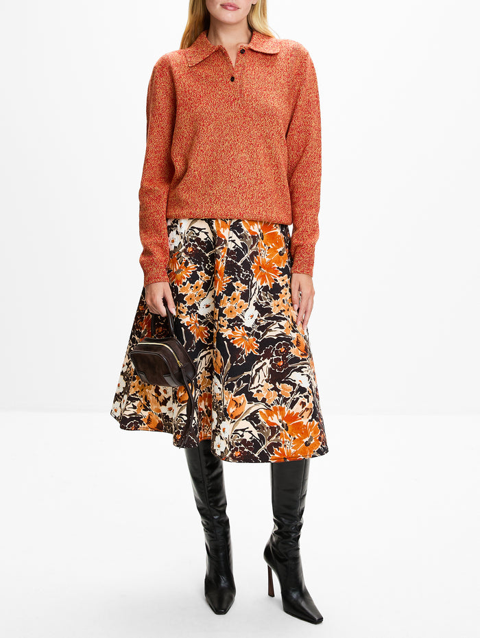 Polo Sweater,MARNI,HOT RED,Image 1