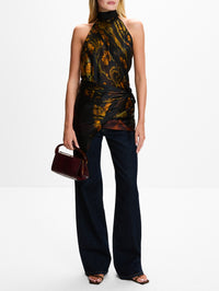 Top Handle Clutch,DRIES VAN NOTEN,RED,Image 2