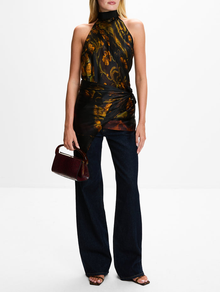 Top Handle Clutch,DRIES VAN NOTEN,RED,Image 2