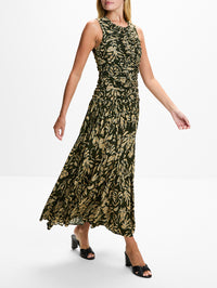 Elora Dress,ULLA JOHNSON,KHAKI FLORAL,Image 3