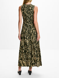 Elora Dress,ULLA JOHNSON,KHAKI FLORAL,Image 4