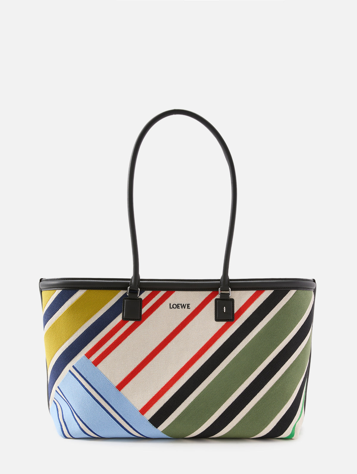 Verano Tote Bag,LOEWE,ECRU MULTICOLOR,Image 1