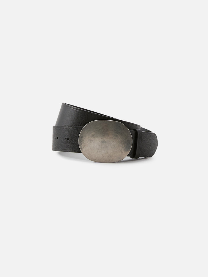Wayne Belt,NILI LOTAN,BLACK WITH HAMMERED ANTIQUE SILVER,Image 1