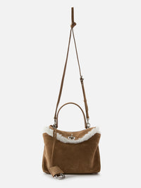 Mini Rodeo Top Handle Bag,BALENCIAGA,CAMEL,Image 3