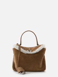 Mini Rodeo Top Handle Bag,BALENCIAGA,CAMEL,Image 1