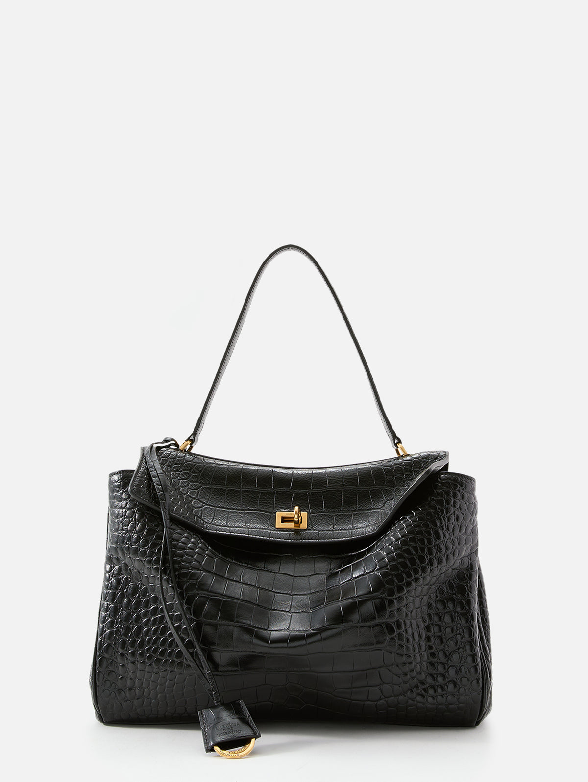 Medium Rodeo Top Handle Bag,BALENCIAGA,BLACK,Image 1