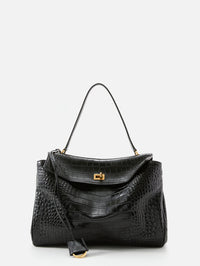 Medium Rodeo Top Handle Bag,BALENCIAGA,BLACK,Image 1