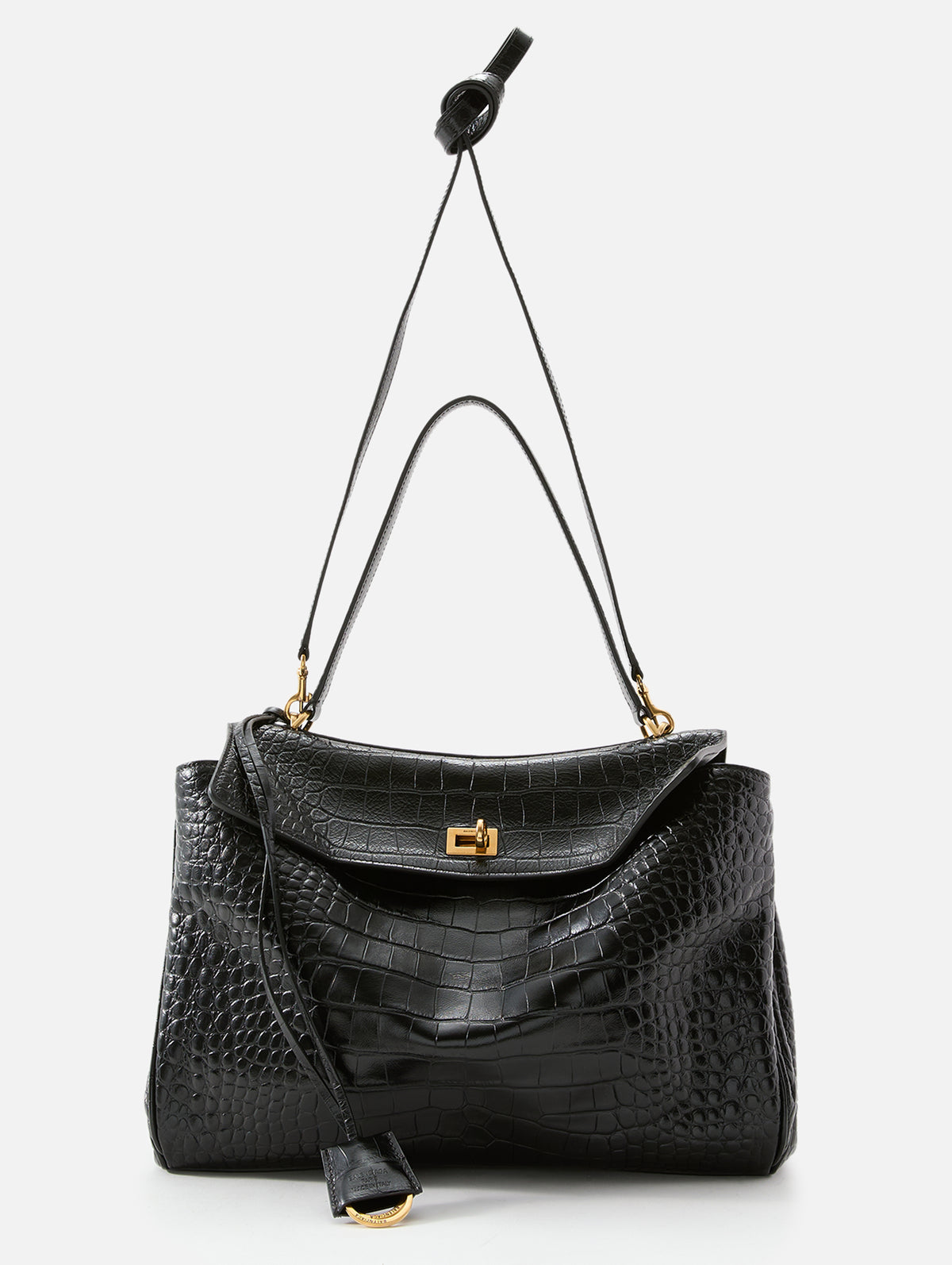 Medium Rodeo Top Handle Bag,BALENCIAGA,BLACK,Image 3