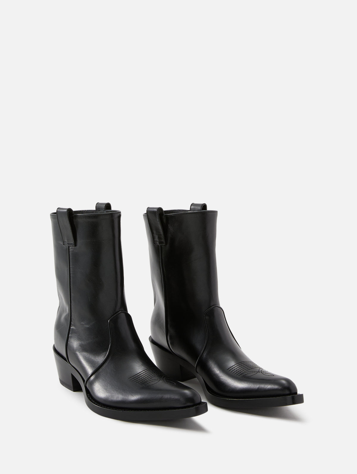 Clive Ankle Boot 35mm,KHAITE,BLACK,Image 2