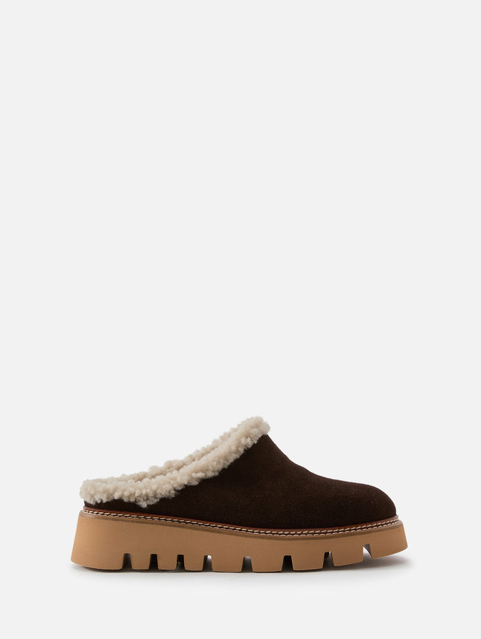 Era Clog,LA CANADIENNE,BRUNETTE SUEDE,Image 1