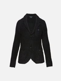 Shrunken Sweater Blazer,R13,BLACK BOUNCLE,Image 1