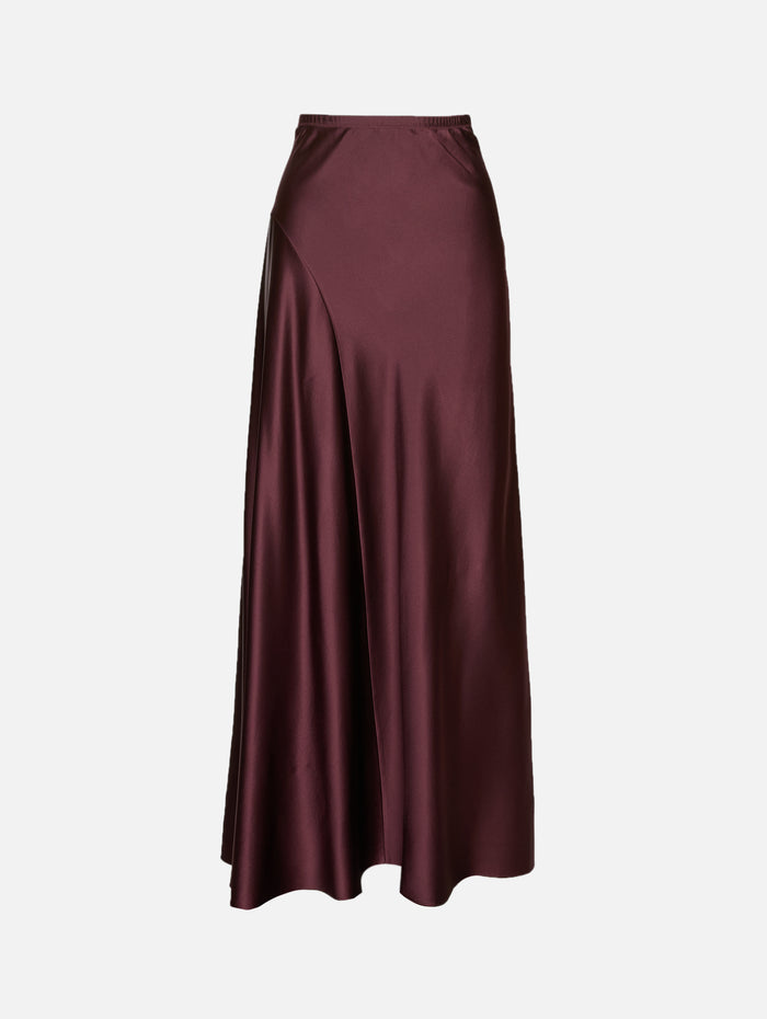 Sienna Skirt,KULSON,BORDEAUX,Image 1