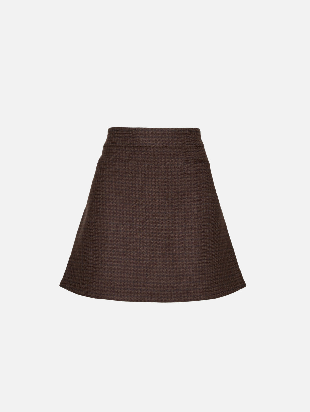 Skirt,GUCCI,DARK BROWN,Image 1