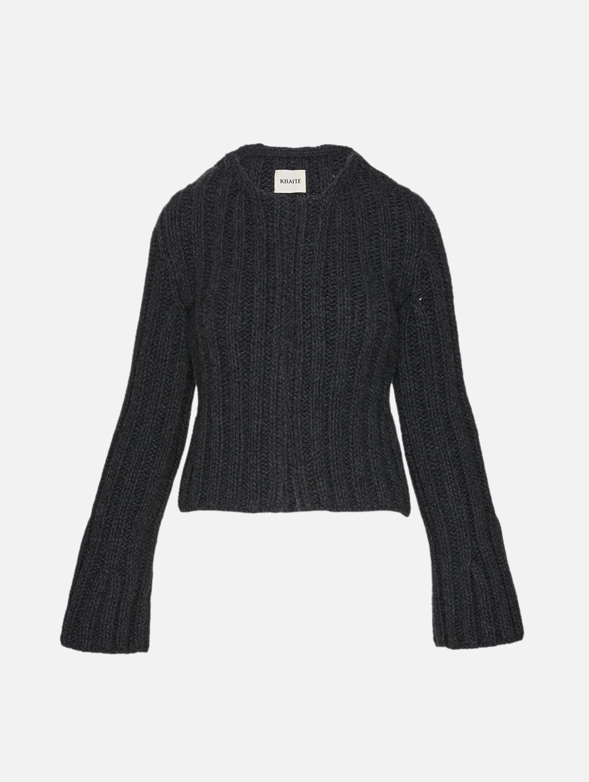 Janis Cardigan,KHAITE,CHARCOAL,Image 1
