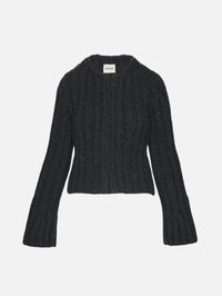 Janis Cardigan,KHAITE,CHARCOAL,Image 1