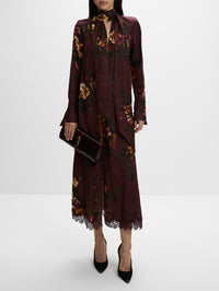 Sundance Blouse,CARA CARA,ARIANA FLORA MERLOT,Image 2
